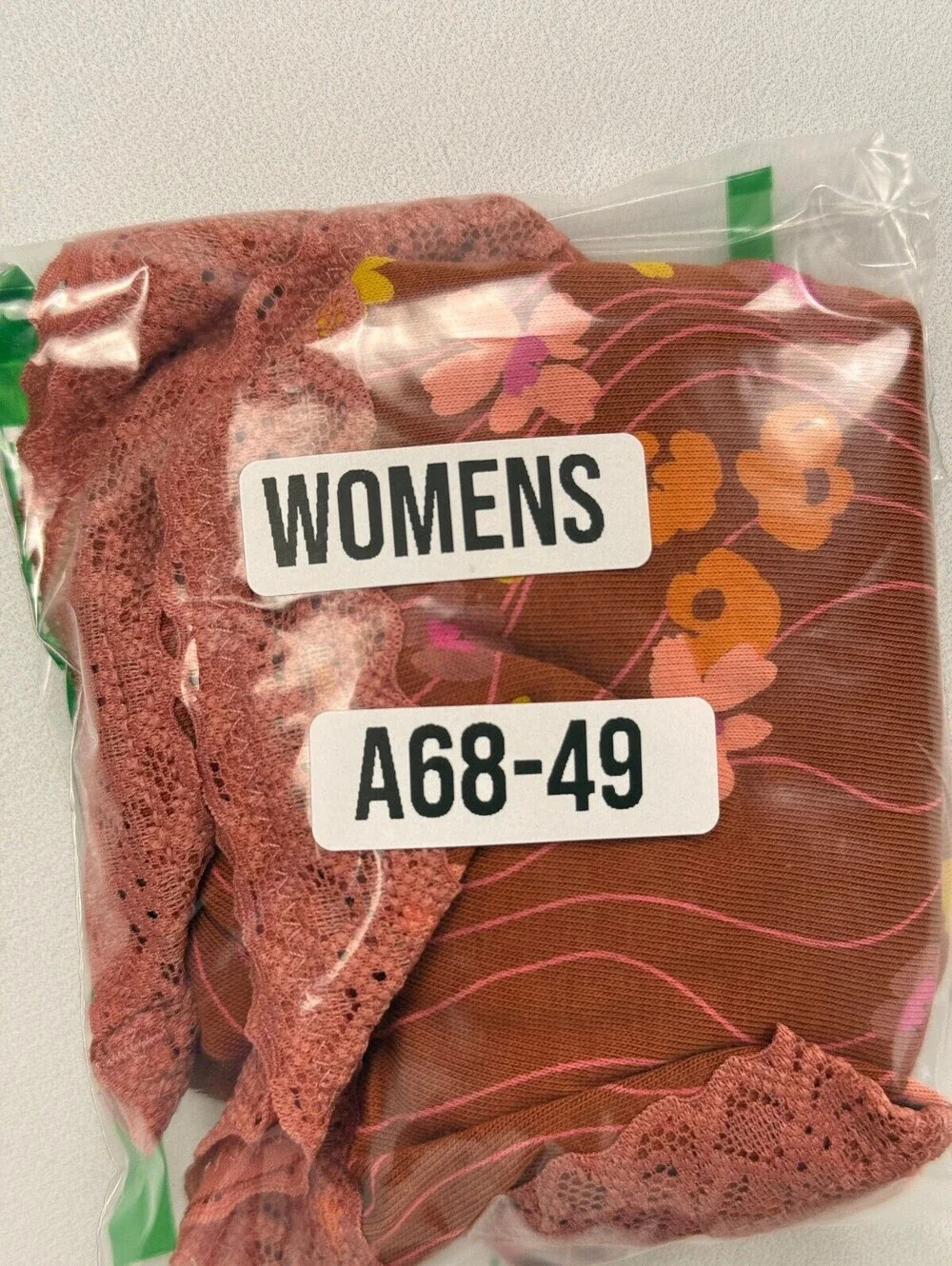 Auden Floral Hipster Rust Vintage Printed - Womens 1X